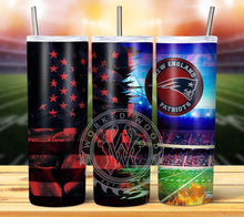 Load image into Gallery viewer, Professional Football Grunge Tumbler Graphics Package