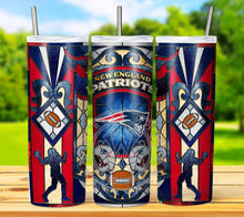 Load image into Gallery viewer, Professional Football Stained Glass v1 Tumbler Graphics Package