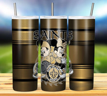 Load image into Gallery viewer, Professional Football Micky and Minnie Tumbler Graphics Package
