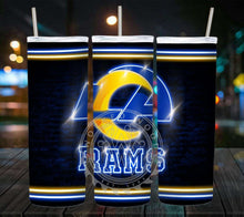 Load image into Gallery viewer, Professional Football Neon Lights Tumbler Graphics Package