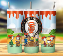 Load image into Gallery viewer, Peanuts Baseball Tumbler Graphics Package
