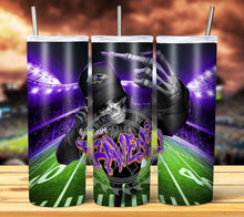 Load image into Gallery viewer, Professional Football Skeleton Tumbler Graphics Package