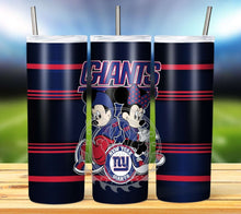 Load image into Gallery viewer, Professional Football Micky and Minnie Tumbler Graphics Package