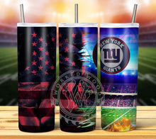 Load image into Gallery viewer, Professional Football Grunge Tumbler Graphics Package