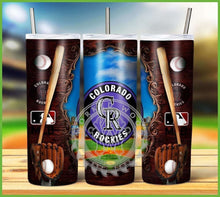 Load image into Gallery viewer, Professional Baseball Wooden Frame Tumbler Graphics Package