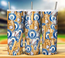 Load image into Gallery viewer, Professional Baseball Seamless Tumbler Graphics Package