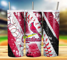 Load image into Gallery viewer, Professional Baseball Glitter Tumbler Graphics Package