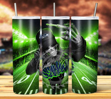 Load image into Gallery viewer, Professional Football Skeleton Tumbler Graphics Package