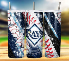 Load image into Gallery viewer, Professional Baseball Glitter Tumbler Graphics Package