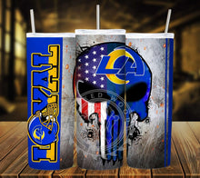 Load image into Gallery viewer, Professional Football Loyal Skull Tumbler Graphics Package
