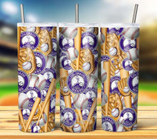 Load image into Gallery viewer, Professional Baseball Seamless Tumbler Graphics Package