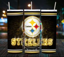 Load image into Gallery viewer, Professional Football Neon Lights Tumbler Graphics Package