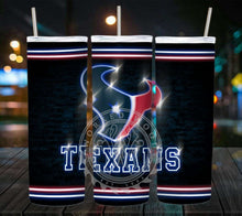 Load image into Gallery viewer, Professional Football Neon Lights Tumbler Graphics Package