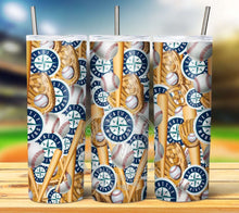 Load image into Gallery viewer, Professional Baseball Seamless Tumbler Graphics Package
