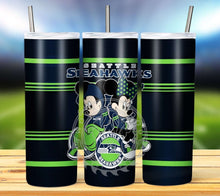 Load image into Gallery viewer, Professional Football Micky and Minnie Tumbler Graphics Package