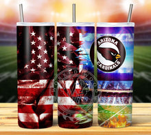 Load image into Gallery viewer, Professional Football Grunge Tumbler Graphics Package
