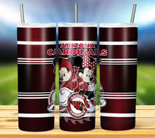Load image into Gallery viewer, Professional Football Micky and Minnie Tumbler Graphics Package