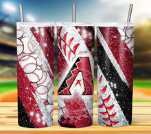 Load image into Gallery viewer, Professional Baseball Glitter Tumbler Graphics Package