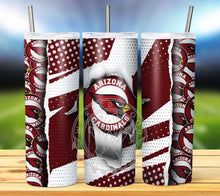 Load image into Gallery viewer, Professional Football Ripped Hole Tumbler Graphics Package