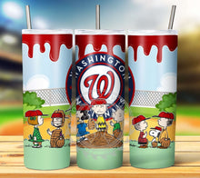Load image into Gallery viewer, Peanuts Baseball Tumbler Graphics Package