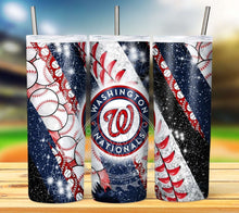 Load image into Gallery viewer, Professional Baseball Glitter Tumbler Graphics Package
