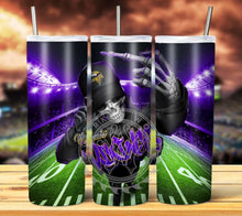 Load image into Gallery viewer, Professional Football Skeleton Tumbler Graphics Package