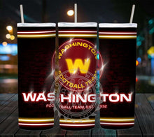 Load image into Gallery viewer, Professional Football Neon Lights Tumbler Graphics Package
