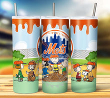 Load image into Gallery viewer, Peanuts Baseball Tumbler Graphics Package