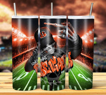 Load image into Gallery viewer, Professional Football Skeleton Tumbler Graphics Package
