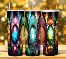 Load image into Gallery viewer, Stained Glass Easter Tumbler Graphics Package