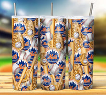 Load image into Gallery viewer, Professional Baseball Seamless Tumbler Graphics Package