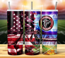 Load image into Gallery viewer, Professional Football Grunge Tumbler Graphics Package