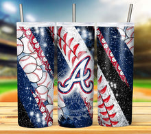Load image into Gallery viewer, Professional Baseball Glitter Tumbler Graphics Package
