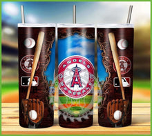 Load image into Gallery viewer, Professional Baseball Wooden Frame Tumbler Graphics Package