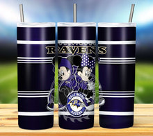 Load image into Gallery viewer, Professional Football Micky and Minnie Tumbler Graphics Package