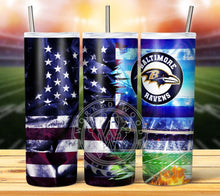 Load image into Gallery viewer, Professional Football Grunge Tumbler Graphics Package
