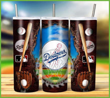 Load image into Gallery viewer, Professional Baseball Wooden Frame Tumbler Graphics Package