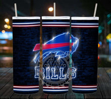Load image into Gallery viewer, Professional Football Neon Lights Tumbler Graphics Package