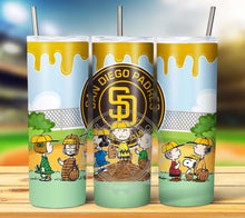 Load image into Gallery viewer, Peanuts Baseball Tumbler Graphics Package