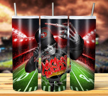 Load image into Gallery viewer, Professional Football Skeleton Tumbler Graphics Package