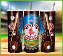 Load image into Gallery viewer, Professional Baseball Wooden Frame Tumbler Graphics Package