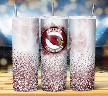 Load image into Gallery viewer, Professional Football Watercolor Glitter Tumbler Graphics Package