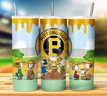 Load image into Gallery viewer, Peanuts Baseball Tumbler Graphics Package