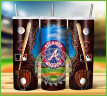 Load image into Gallery viewer, Professional Baseball Wooden Frame Tumbler Graphics Package
