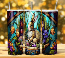 Load image into Gallery viewer, Stained Glass Easter Tumbler Graphics Package