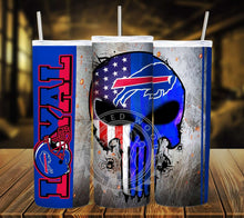 Load image into Gallery viewer, Professional Football Loyal Skull Tumbler Graphics Package