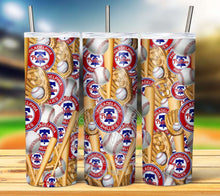 Load image into Gallery viewer, Professional Baseball Seamless Tumbler Graphics Package