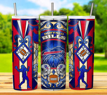 Load image into Gallery viewer, Professional Football Stained Glass v1 Tumbler Graphics Package