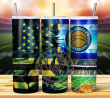 Load image into Gallery viewer, Professional Football Grunge Tumbler Graphics Package
