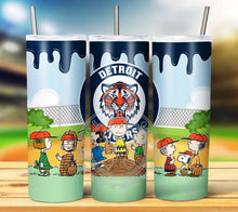 Load image into Gallery viewer, Peanuts Baseball Tumbler Graphics Package